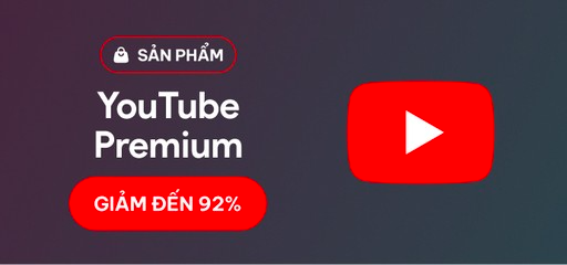 Sản phẩm Youtube Premium